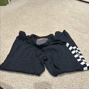 Aviator Nation Black and White Checkered Sweatpants